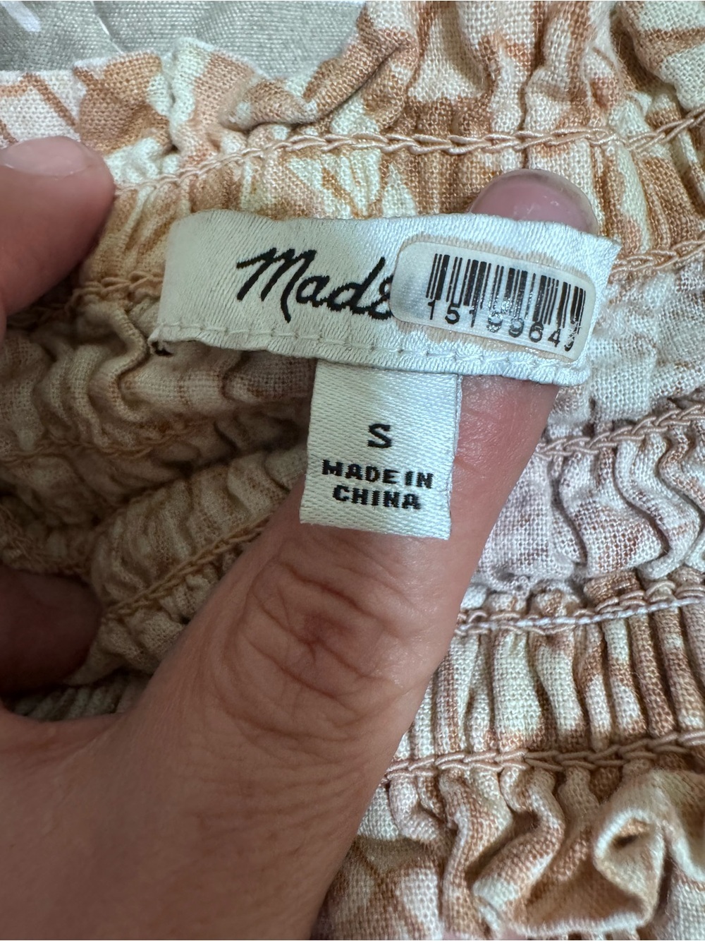 Madewell Lavender Floral Smocked Sundress - Picture 6 of 6